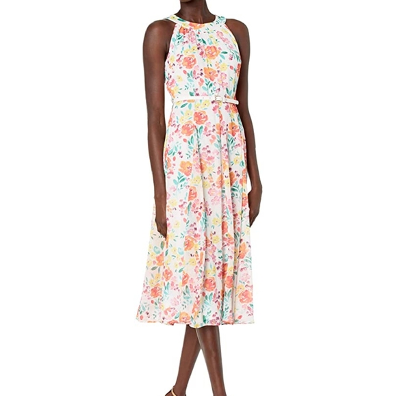 Tommy Hilfiger Dresses & Skirts - 🆕Tommy Hilfiger midi chiffon floral sundress 12